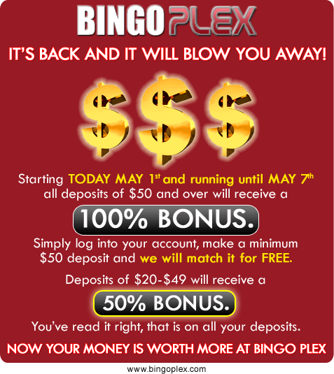 100% Deposit Bonus